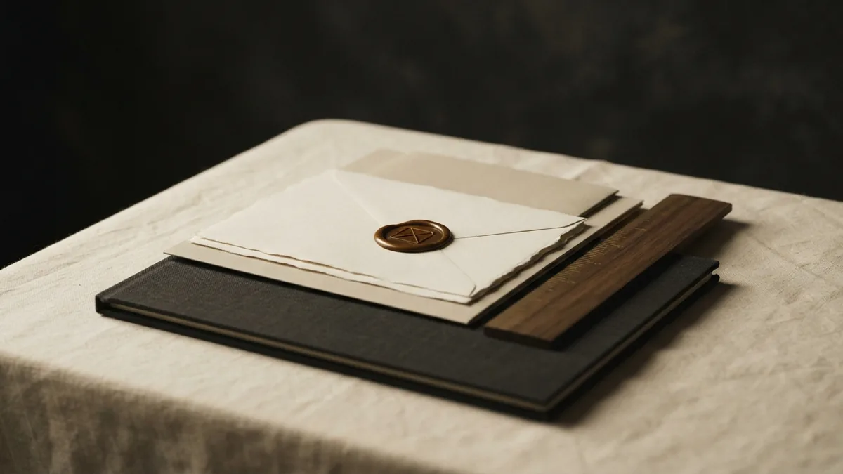 Building repeatable compliance procedures Wax seal and layered blank papers representing clear compliance procedures