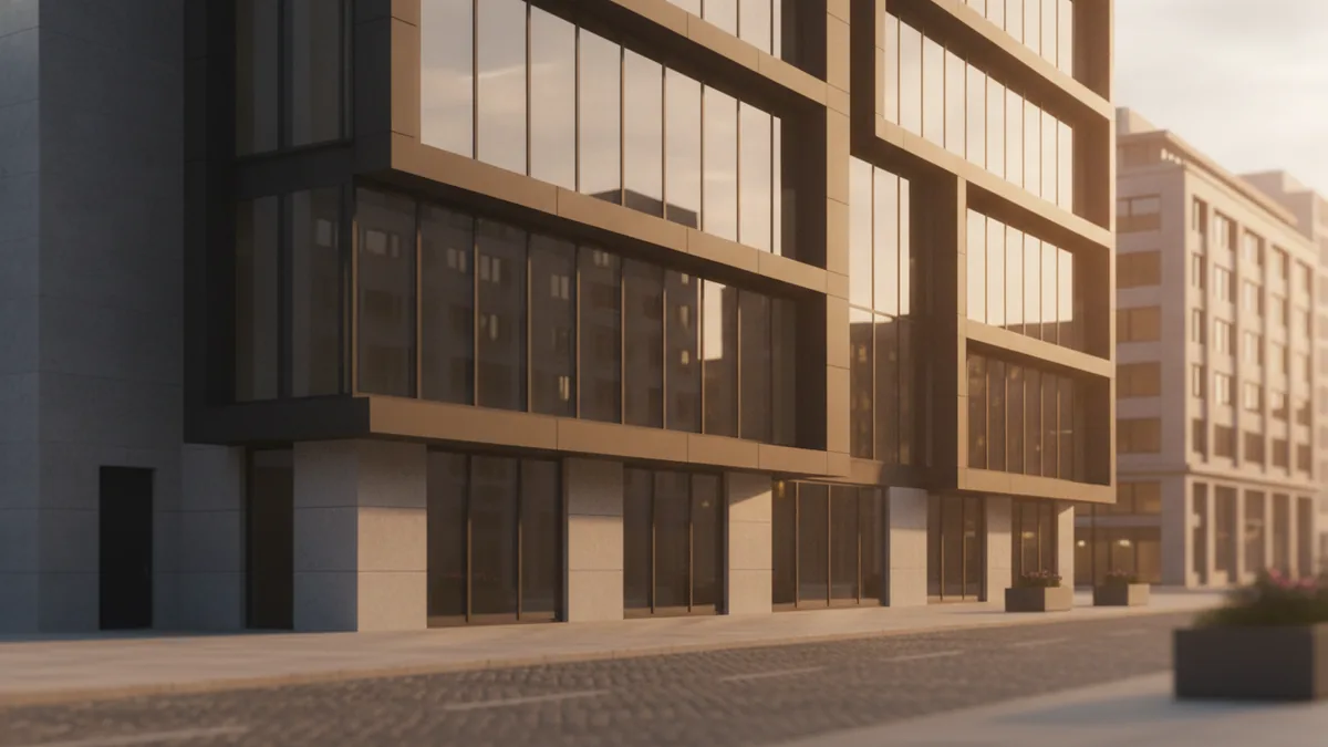 Company governance versus business issues Office building architecture suggesting corporate governance and company structure