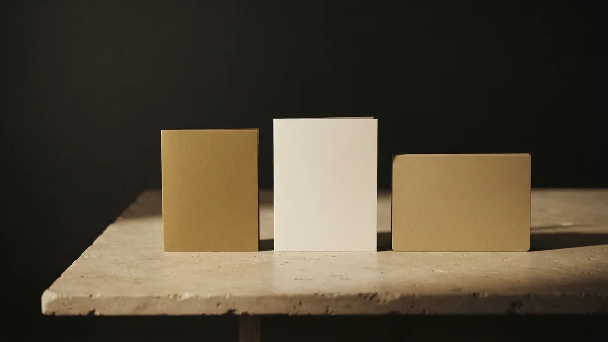 Closed blank folders arranged in tiers to suggest a team structure