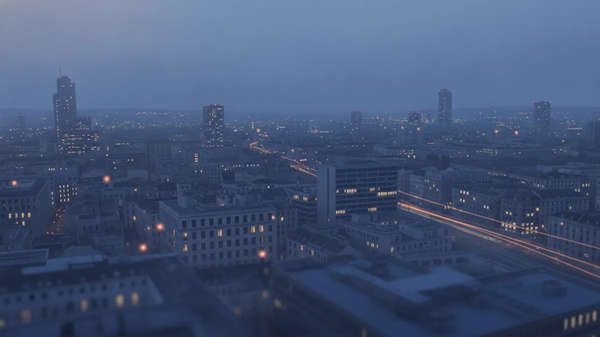 City lights at dusk symbolizing venture momentum and timely opportunities