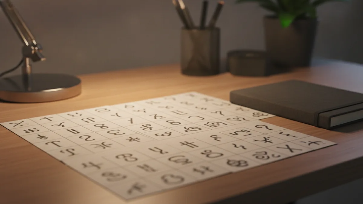 Multiple symbol options laid out to compare creation methods for ®