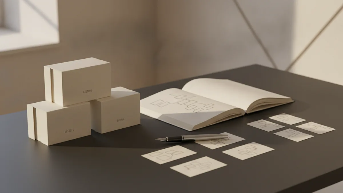 Brand owner reviewing distinctiveness of a phrase beside product packaging samples