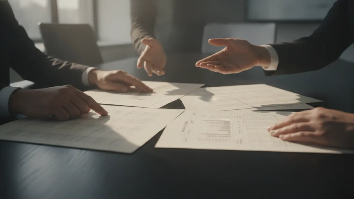 Startup ownership records reviewed during a funding discussion
