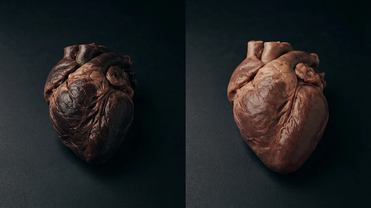 Different heart disease patterns and chamber shape Enlarged and thickened heart chambers showing different compliance patterns