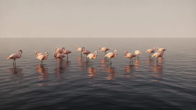 What Gives Flamingos Their Trademark Pink Color? Diet and Carotenoids