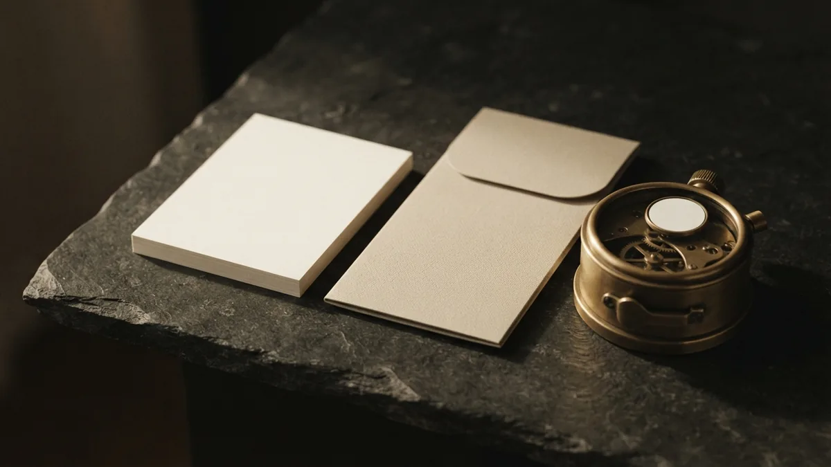 Blank papers and brass timer beside a closed folder, showing missed dates and record gaps