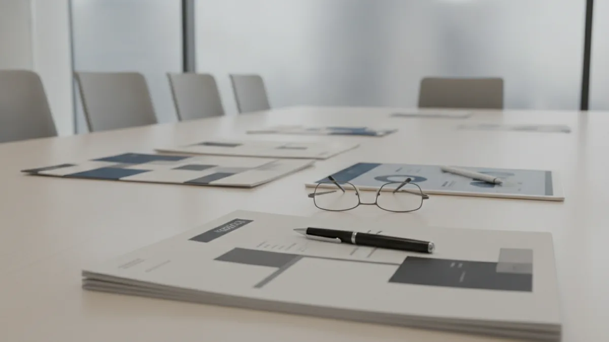 Preparing proposals and service materials where SM is displayed