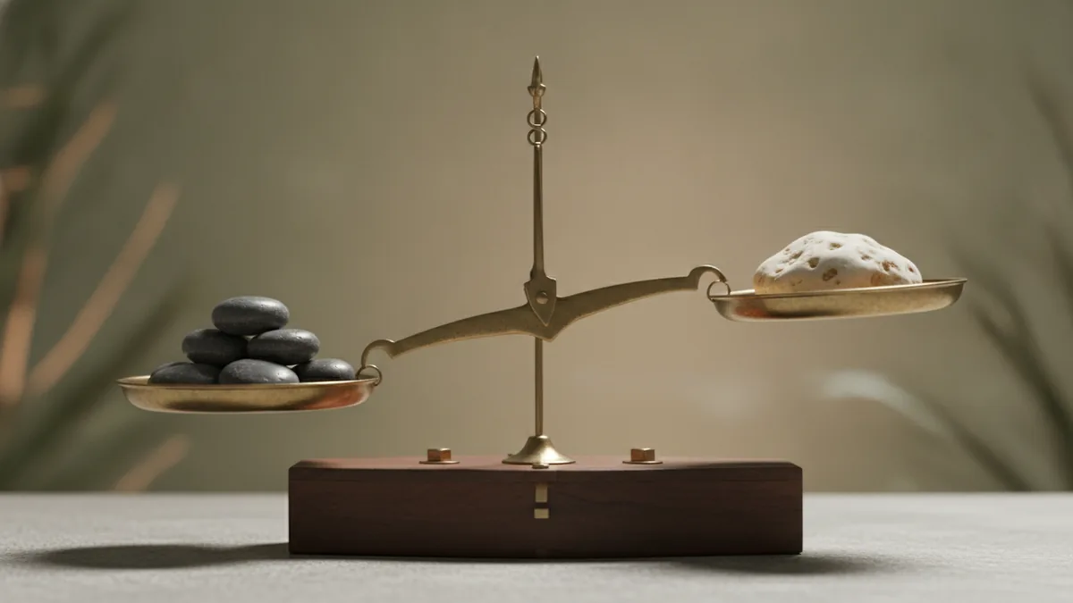 A balance scale symbolizing incentives and penalties in deals