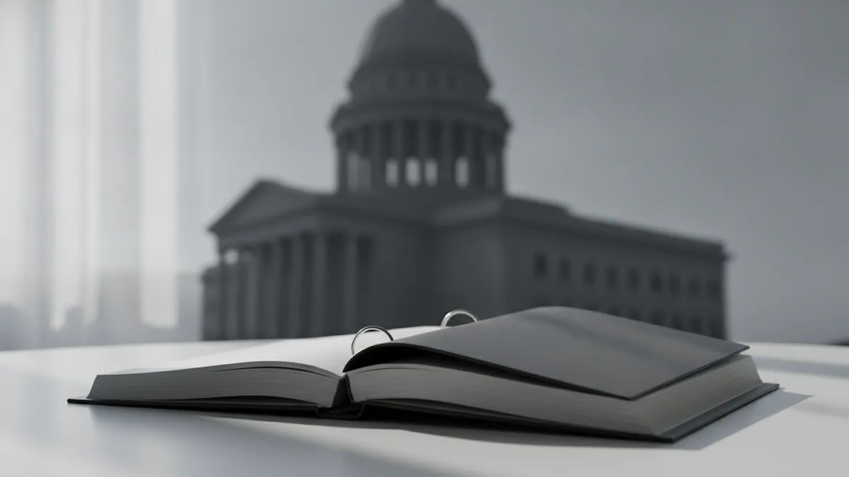 Policy framework and rule overview Legal setting representing the FTC rule and identity theft prevention obligations.