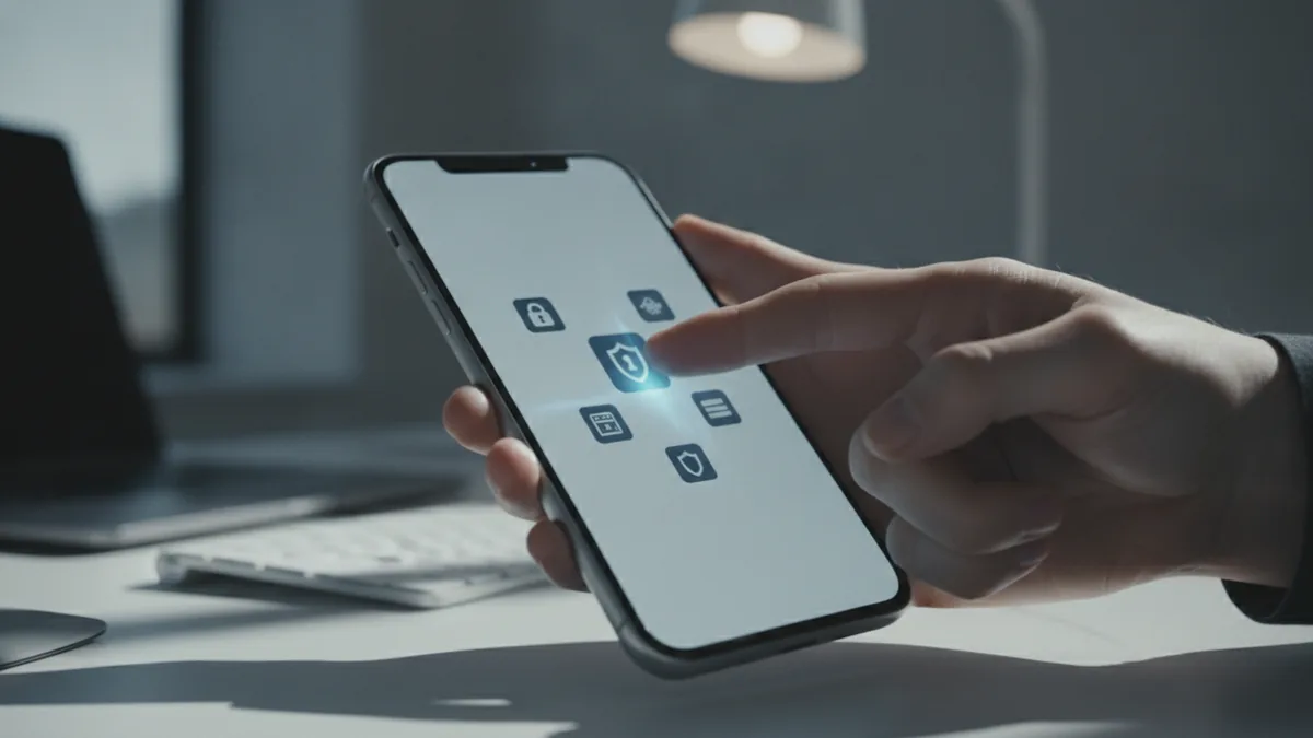 A security alert moment illustrating why identity theft prevention needs fast response.