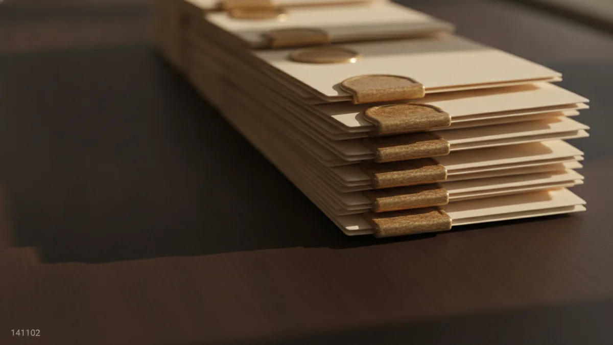 Sealed record folders illustrating immutable storage for compliance