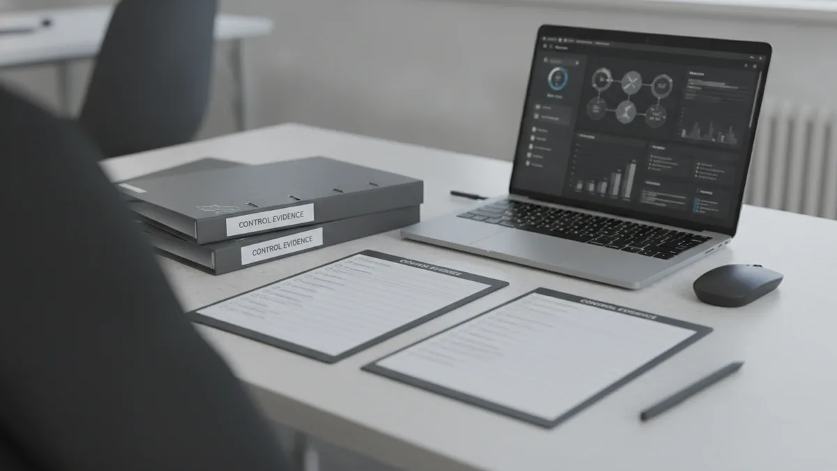 Audit evidence and controls documentation supporting SOX compliance